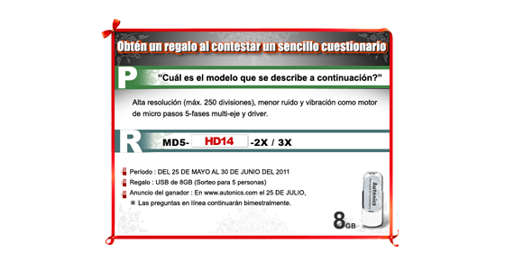 [Anuncio de los ganadores] Pregunta en línea de Autonics (Mayo 25 – Junio 30)